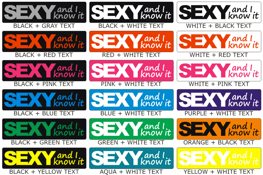 Sexy and I know it Wristband Bracelets