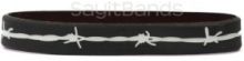 Corrections Officers Thin Gray Line Wristband Silver