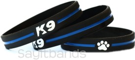 K9 Wristband Thin Blue Line Canine Bracelet