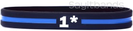 1* One Ass To Risk Asterisk Thin Blue Line Band