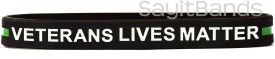 Veterans Lives Matter Wristband Bracelet