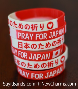Pray for Japan Bracelets