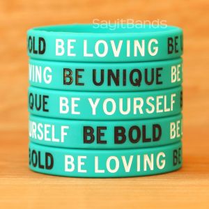 be loving be unique wristbands